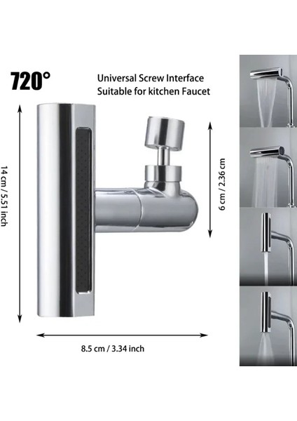 Mutfak Musluğu Püskürtme Başlığı 4in1 (5047) modelleri