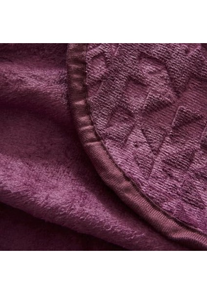 Blair Tek Kişilik Battaniye Mürdüm modelleri