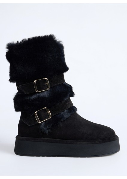 Siyah Kadın Çizme D-Nell-Fomax