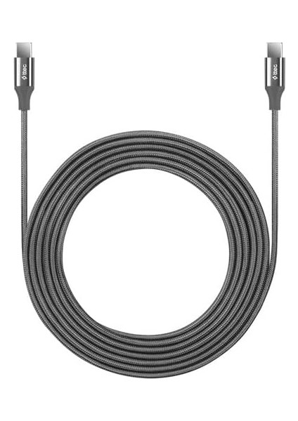 Alumicable Usb-C - Usb-C 300CM 60W Pd/qc Hızlı Şarj/data Kablosu Uzay Grisi