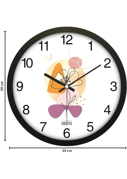 30 cm Gerçek Cam Sessiz Mekanizma Duvar Saati fiyatları
