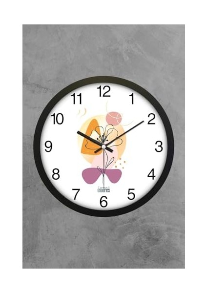 30 cm Gerçek Cam Sessiz Mekanizma Duvar Saati modelleri