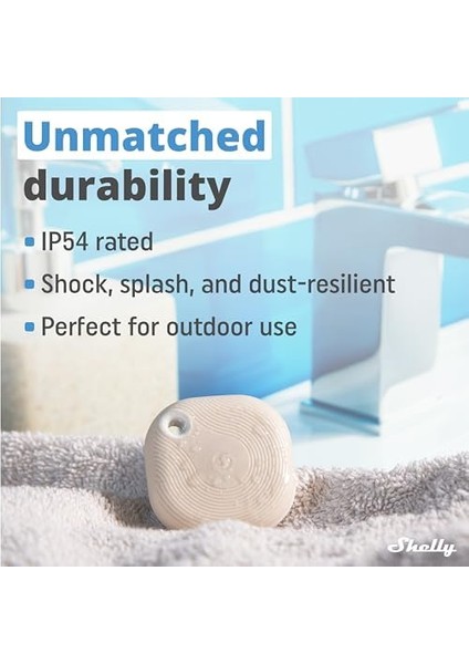 Blu Button Tough1 Mokka – Smart Scene Bluetooth Düğmesi, Ev Otomasyonu, IP54 Sertifikalı, Uzun Menzil (10 – 30 M), Çoklu Tıklama Etkinleştirme, Ağ Geçidi Gerekli, Bthome Protokolü modelleri