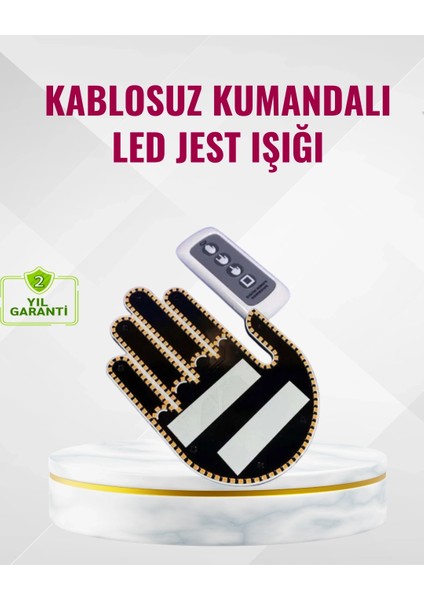 Naylon Bantlı Kolay Montajlı Araç Jest Işığı