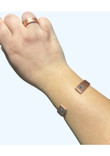 Mıknatıslı Ham Bakır Bileklik & Yüzük fırsatları