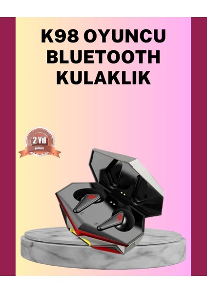 Bfs LED Işıklı Metal Kasa Kablosuz Gaming Kulaklık