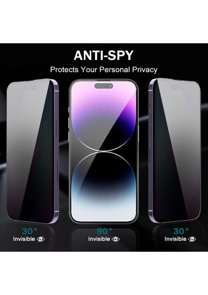 iPhone 17 Promax (6.9inç) Uyumlu Hayalet Magic Glass Box Kolay Uygulama Aparatlı Antistatic 9h Hd Temperli Cam Ekran Koruyucu modelleri