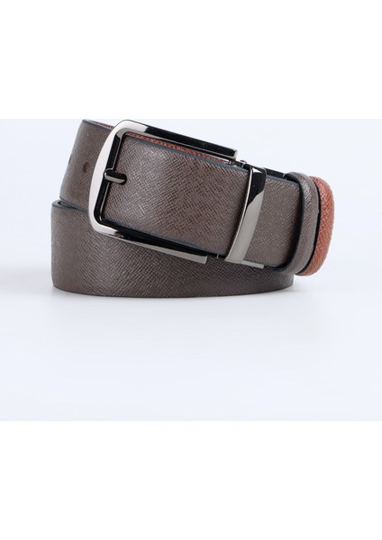 Erkek Kemer Fbk 013 4cm Çift Kahve-Taba