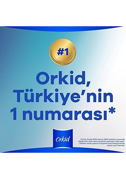 Orkid Extra Hassas Koruma Normal (Boy 1) Kanatlı Hijyenik Ped 20 Adet modelleri