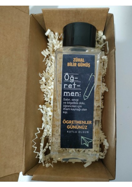Öğretmenler Günü Hediyesi – Isme Özel 200 ml Hediyelik Kolonya (Özel Hediye Kutulu) Öğretmen Model fiyatları