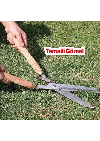 Çim Budama Makası Çalı Çimen Biçme Kesme Makas 50 cm Keskin Metal Bıçkı 1 Adet modelleri