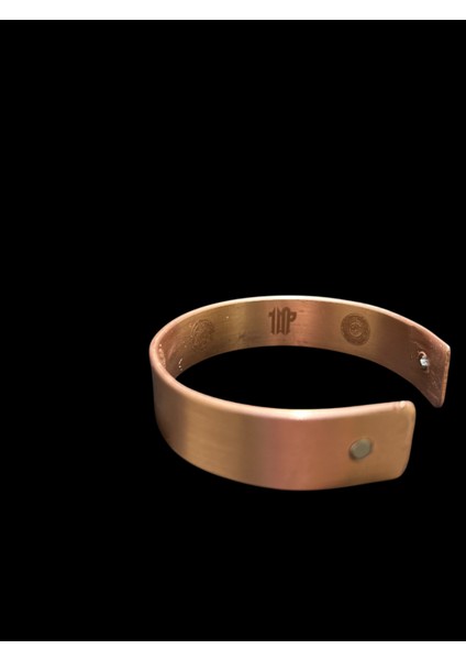 Bakır Bileklik & Yüzük.( Kalınlık 2 mm Genişlik 16 mm Içi Dua Korumalı Zırh Korumalı ) modelleri