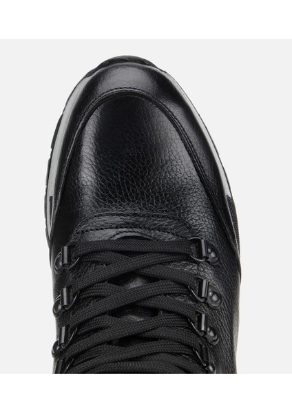 02BOH284830A100 ERKEK Deri Siyah Rahat Kalın Tabanlı Casual Bot indirimleri