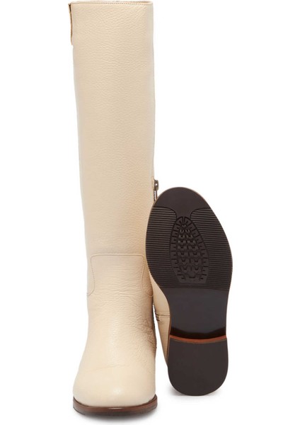 Bej Hakiki Deri Kadın Klasik Çizme - K24K1CM67524-B19 fırsatları