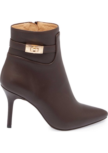 Kahve Hakiki Deri Kadın Klasik Bot - K24K1BT67612-A24 modelleri