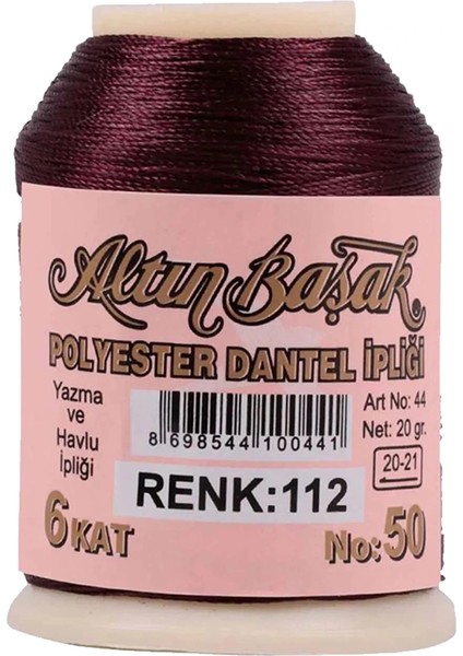 Altınbaşak Oya ve Dantel İpi 20 gr - - No: 112