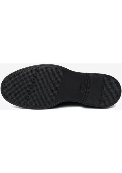 Erkek Siyah Hakiki Deri Oxford Ayakkabı 5K1KA18681