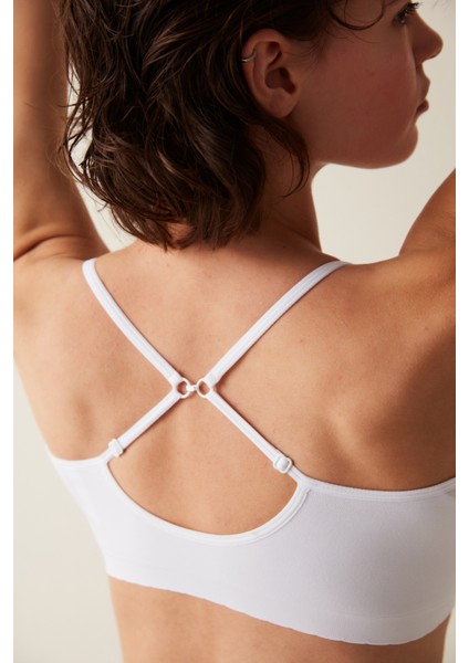 Optik Beyaz Nu Basic Balensiz Çıkarılabilir Kaplı Sütyen indirimleri