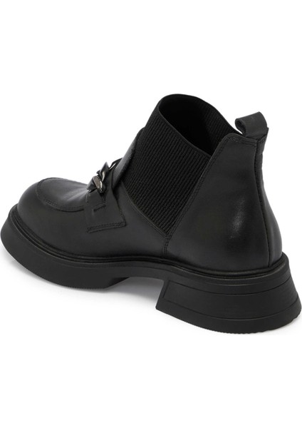 Siyah Deri Kadın Casual Bot - K24K1BT67504-A23 fiyatları