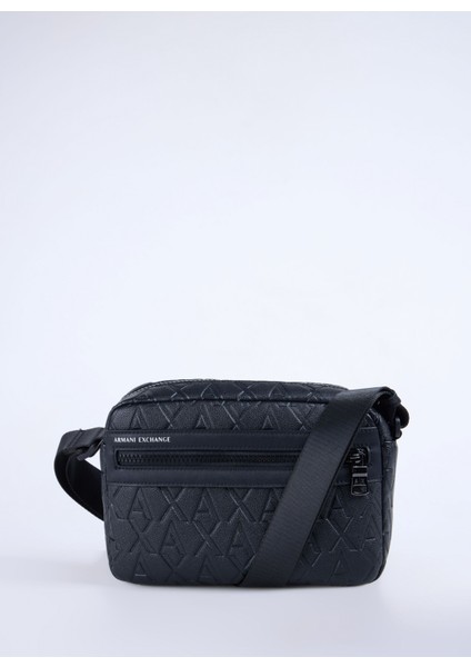 Siyah Erkek Postacı Çantası Lıam Camera Case