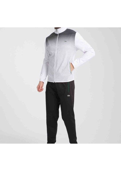 Grafics Beyaz Dar Kesim Erkek Eşofman