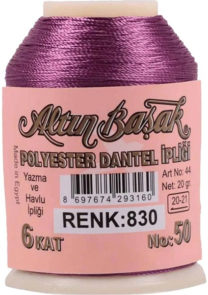 Altınbaşak Oya ve Dantel İpi 20 gr - - No: 830