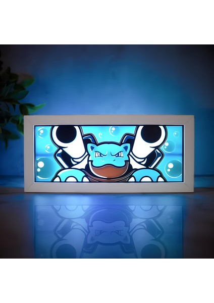 Efsanevi Su Topu Blastoise LED Işık Kutusu