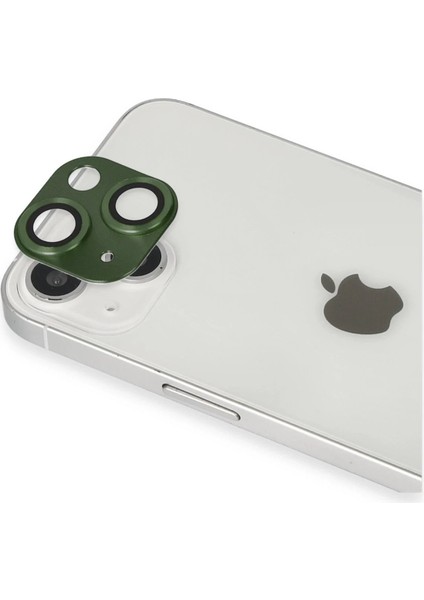 iPhone 13 Pers Alüminyum Kamera Lens - YEŞIL-(5796) - M681K524-R90681 fiyatları