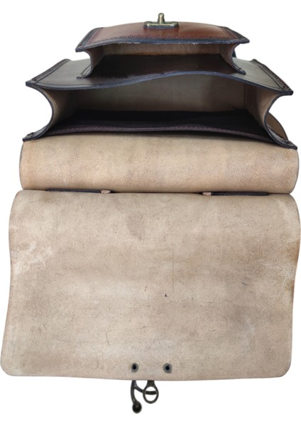 El Yapımı Hakiki Deri Kadın Sırt Çantası - Vintage Tarz Laptop ve Iş Çantası - Geniş Hacimli Günlük Kullanım Için Şık ve Dayanıklı Tasarım fırsatları