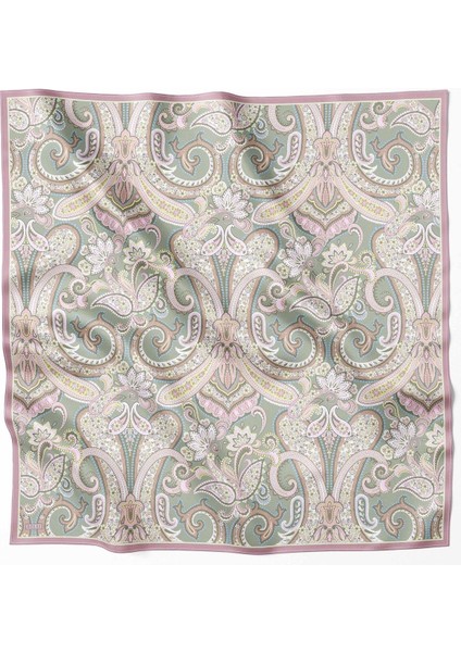 % 100 Twill Ipek Eşarp 4202D 52 modelleri