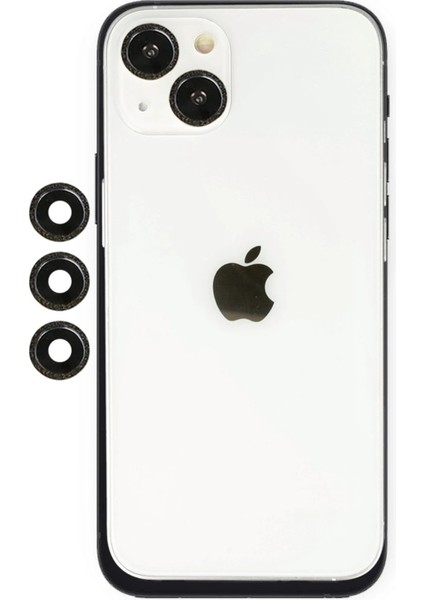iPhone 14 Shine Kamera Lens - SIYAH-(5796) - M950K460-R56950
