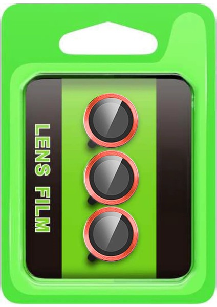 Samsung Galaxy S25 Fe Raze Metal Kamera Lens - KIRMIZI-(5796) - M068K842-R85068