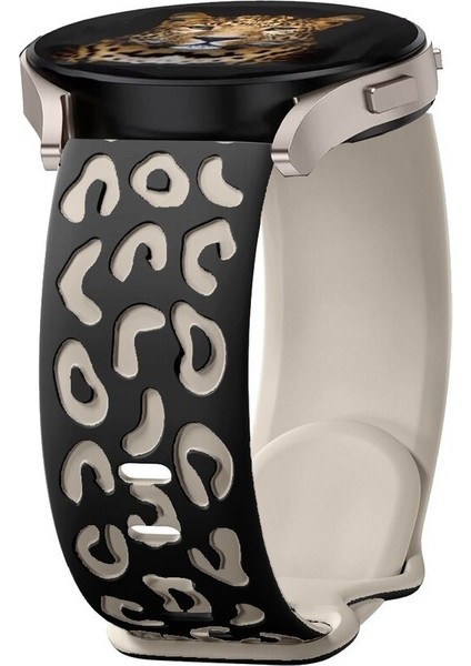 Huawei Watch Gt5 Gt4 Gt3 Gt2 GT2E/GT5 Pro Gt3 Pro Gt2 Pro (46MM) Leopar Desen Silikon Kordon 22MM fiyatları
