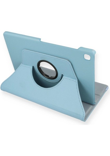 Samsung Galaxy P610 Tab S6 Lite 10.4 Kılıf 360 Tablet Deri Kılıf - TURKUAZ-(5796 - ?26?53E2-0G6