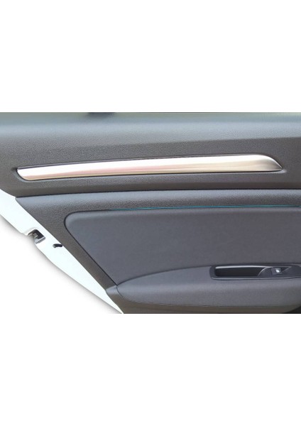 Renault Megane 4 Sedan Taşlı Mat Krom Kapı Iç Çıtası 4 Parça 2016-2025