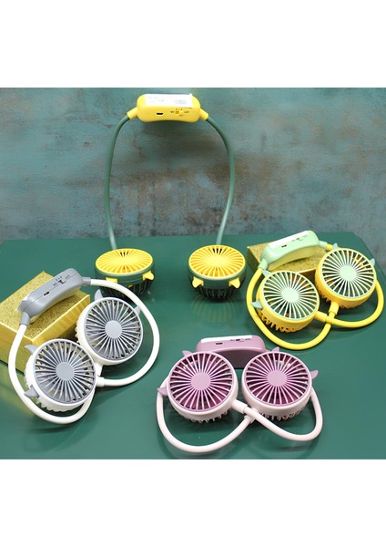 Kuromi Şarjlı Boyun Fanı Vantilatör 2 Kademeli Model 2