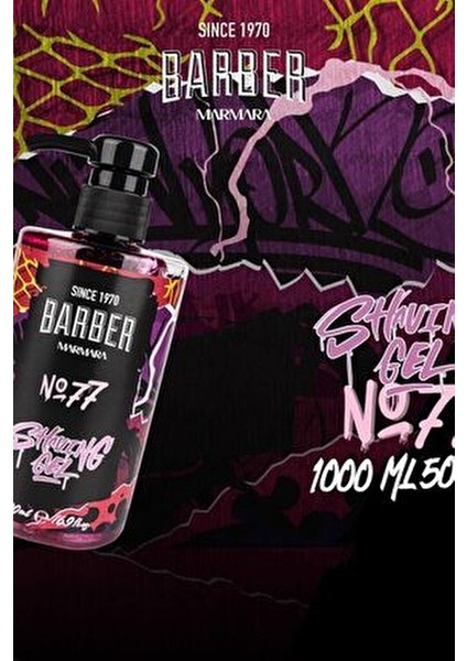 No.77 Tıraş Jeli 500 ml Narenciye ve Çiçek Notaları ile Zenginleştirilmiş