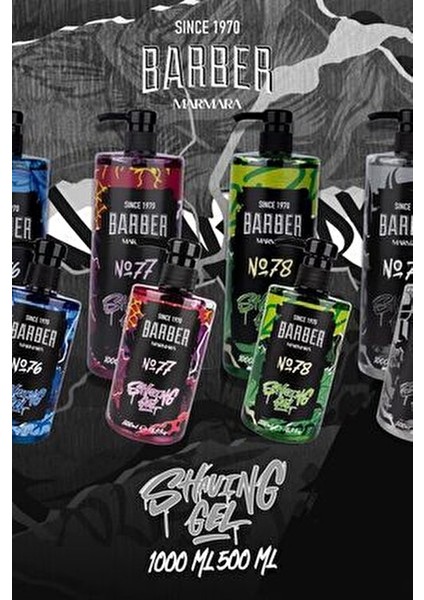 No.77 Tıraş Jeli 500 ml Narenciye ve Çiçek Notaları ile Zenginleştirilmiş