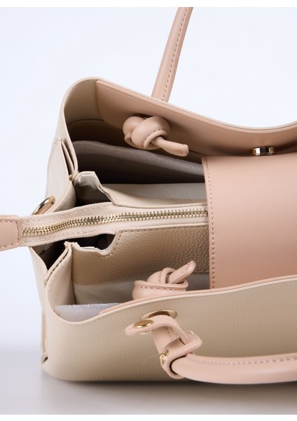 Ekru Kadın El Çantası VBS5A802045 fırsatları