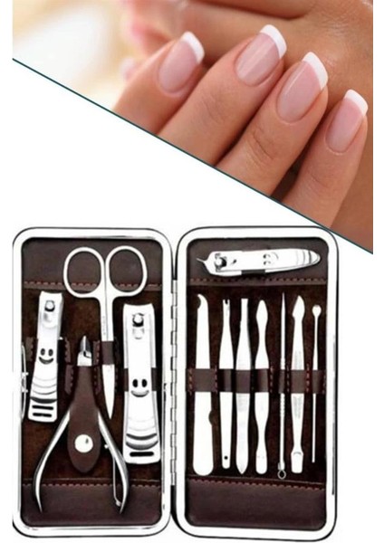 Bfs Tırnak Bakım Seti Tırnak Düzeltme Batık 12 Parça Çanta Tipi Manikür Pedikür indirimleri
