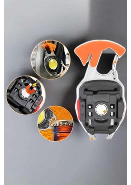 Bfs El Feneri Acil Işık Seti Tornavida Düdük Kapak Açma Kamp Lambası