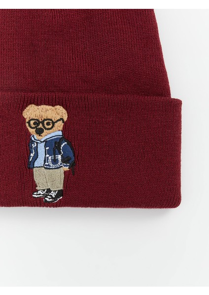 Yeni Sezon Ayı Teddy Nakışlı Kadın Bere fiyatları