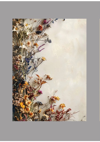 3 Parça Çerçeveli Dekoratif Renkli Çiçekler Ahşap Tablo Seti, Ev Dekoru Bestablo indirimleri