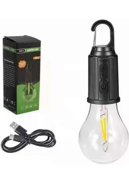 Bfs Askılı Kırılmaz LED Işık Kamp Bahçe Lambası Taşınabilir LED Ampul Şarjlı modelleri