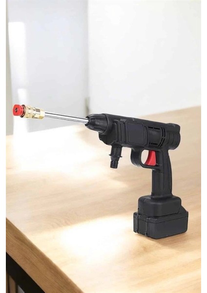 Bfs Bahçe ve Araba Yıkama Tabancası Su Basınçlı Hazneli Bataryalı Oto Yıkama