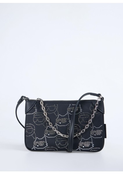 Siyah Kadın Omuz Çantası A4W320772FD