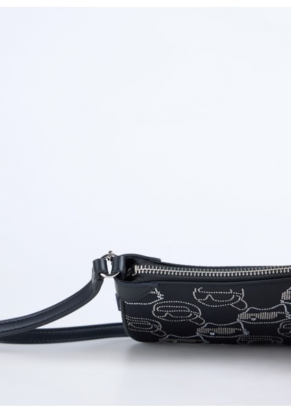 Siyah Kadın Omuz Çantası A4W320772FD fırsatları