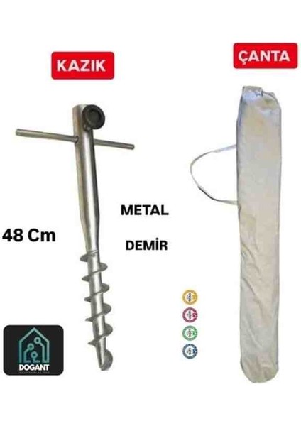 Plaj Havuz Kamp 2 Metre Şemsiyes Çanta Kazık fiyatları