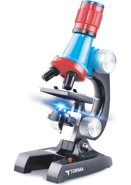 Tsm-01 Siyah LED Işıklı Bilim Mikroskobu Seti 6-12 Yaş Çocuklar Için fırsatları