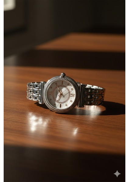 Kadın Kol Saati Gümüş Renk, Gümüş Kadran - Şık Metal Kordon, 2 Yıl Garantili fiyatları